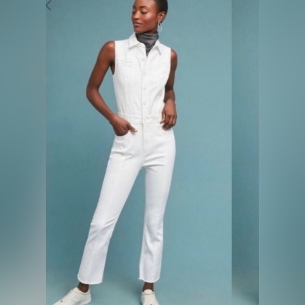 Pilcro and the Letterpress by Anthropologie Morris Denim Jumpsuit